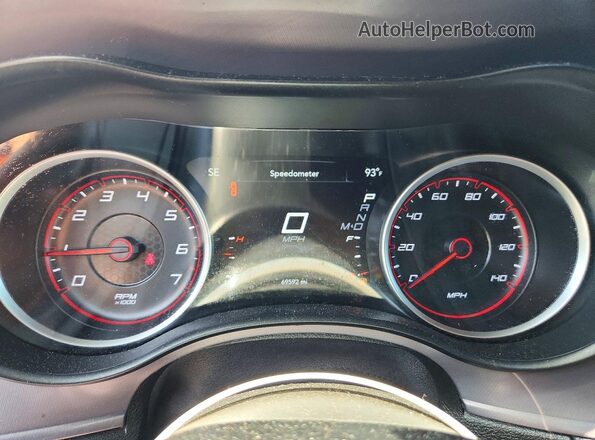 2C3CDXHG9PH530201 2023 DODGE CHARGER Black Vista del cuadro de instrumentos