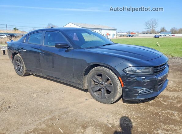 2C3CDXHGXGH126212 2016 DODGE CHARGER Black წინა მარჯვენა