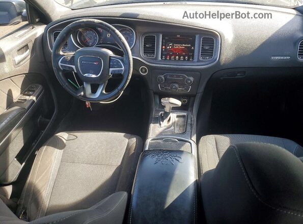 2C3CDXHGXGH126212 2016 DODGE CHARGER Black წინა პანელის ხედი