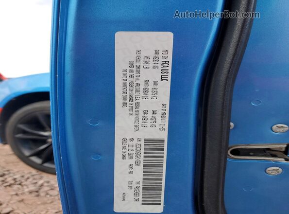 2C3CDXHGXGH143690 2016 DODGE CHARGER Blue 