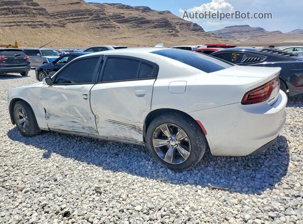 2C3CDXHGXGH158867 2016 DODGE CHARGER White Задня ліва чверть