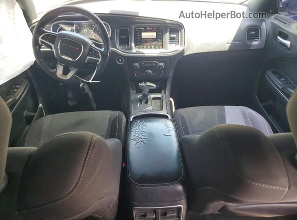2C3CDXHGXGH158867 2016 DODGE CHARGER White Вид панелі приладів