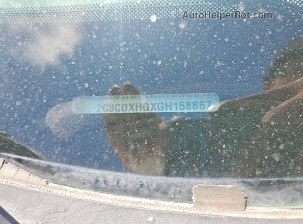 2C3CDXHGXGH158867 2016 DODGE CHARGER White Вид підкапотного простору