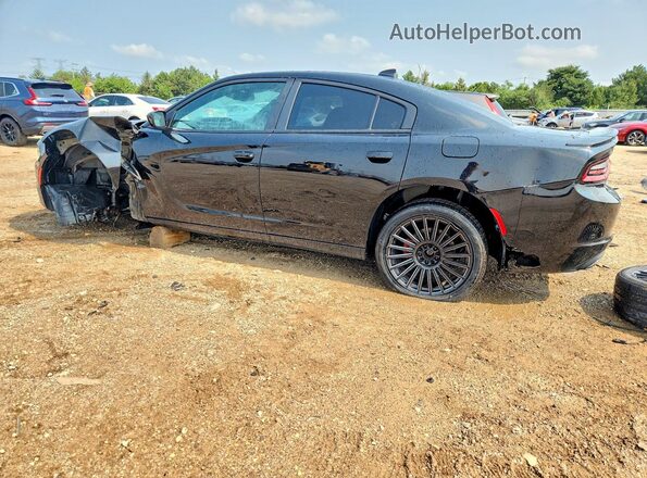 2C3CDXHGXGH166757 2016 DODGE CHARGER Black Задня ліва чверть