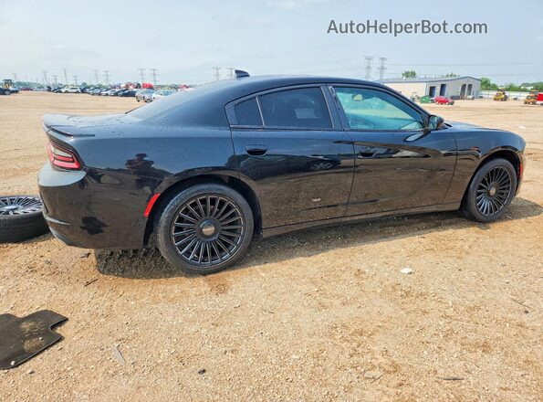 2C3CDXHGXGH166757 2016 DODGE CHARGER Black Задня права чверть