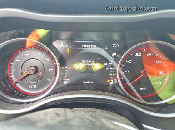 2C3CDXHGXGH354632 2016 DODGE CHARGER Gray ხელსაწყოთა პანელის ხედი
