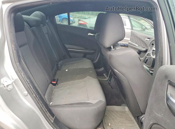 2C3CDXHGXGH354632 2016 DODGE CHARGER Gray უკანა სავარძლების ხედი