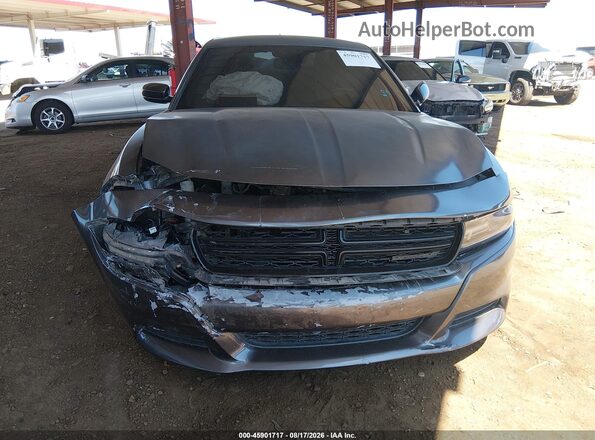 2C3CDXHGXHH581112 2017 DODGE CHARGER Gray Front view