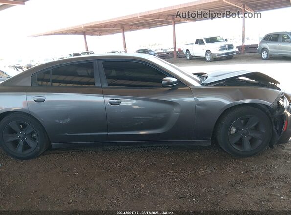 2C3CDXHGXHH581112 2017 DODGE CHARGER Gray Rear interior view