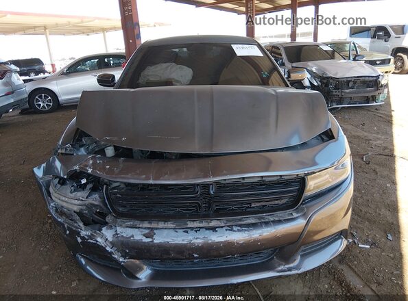 2C3CDXHGXHH581112 2017 DODGE CHARGER Gray Instrument cluster view