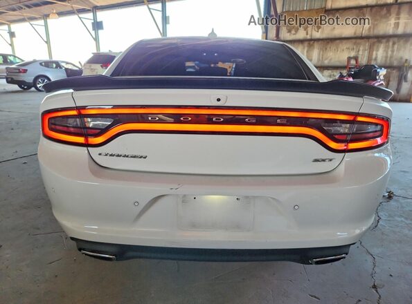 2C3CDXHGXHH581546 2017 DODGE CHARGER White უკანა ხედი