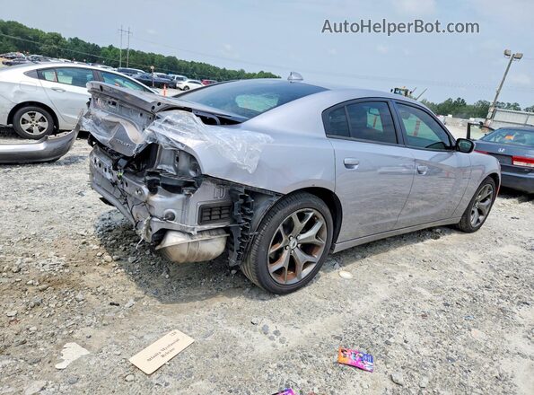 2C3CDXHGXHH584222 2017 DODGE CHARGER Silver Задня права чверть