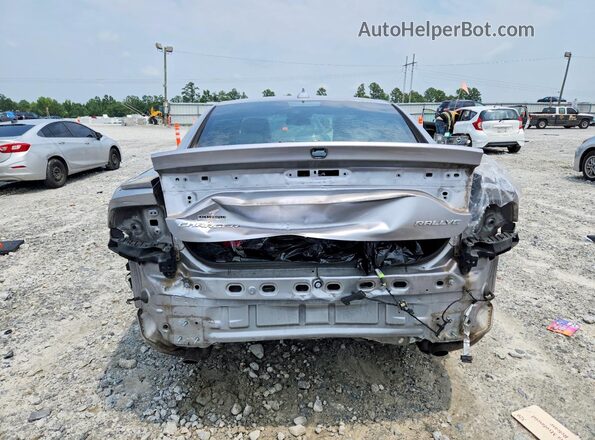 2C3CDXHGXHH584222 2017 DODGE CHARGER Silver Вид ззаду
