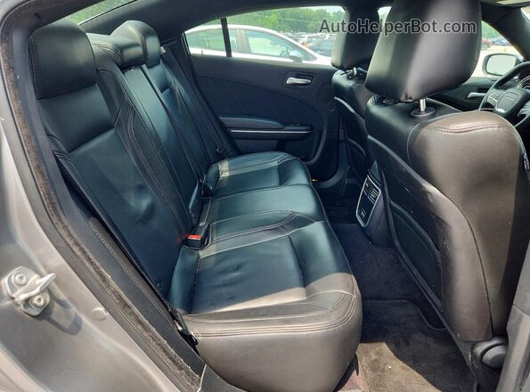 2C3CDXHGXHH584222 2017 DODGE CHARGER Silver Вид задніх сидінь