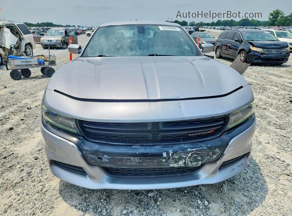 2C3CDXHGXHH584222 2017 DODGE CHARGER Silver Вид спереду