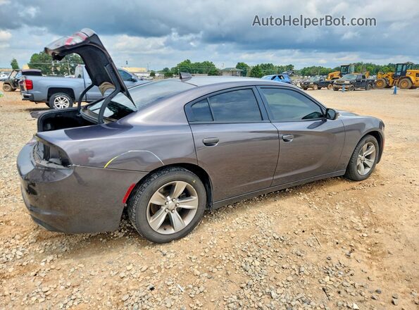 2C3CDXHGXJH156382 2018 DODGE CHARGER Серый Задняя правая четверть