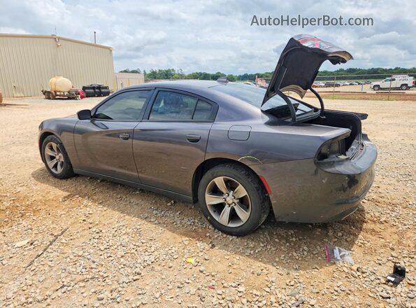 2C3CDXHGXJH156382 2018 DODGE CHARGER Серый Задняя левая четверть