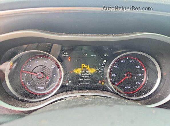 2C3CDXHGXJH156382 2018 DODGE CHARGER Серый Вид щитка приборов