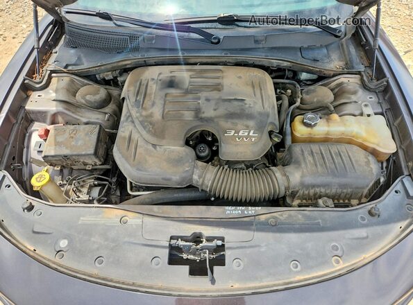 2C3CDXHGXJH156382 2018 DODGE CHARGER Серый Вид задней части салона