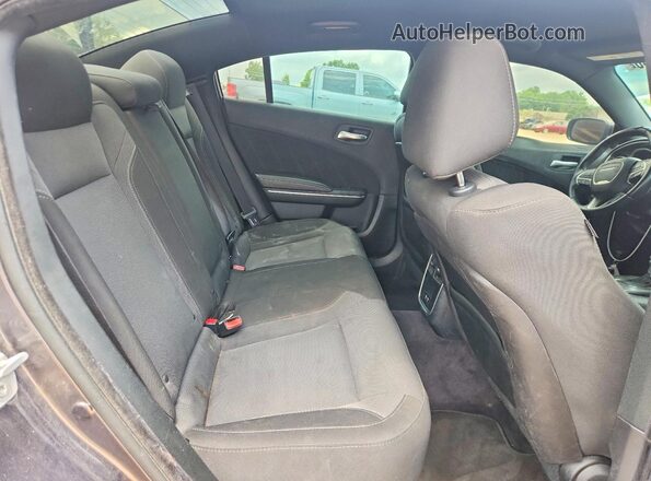 2C3CDXHGXJH156382 2018 DODGE CHARGER Серый Вид задних сидений