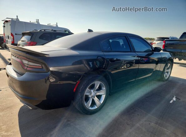 2C3CDXHGXJH169469 2018 DODGE CHARGER Black Tył prawy
