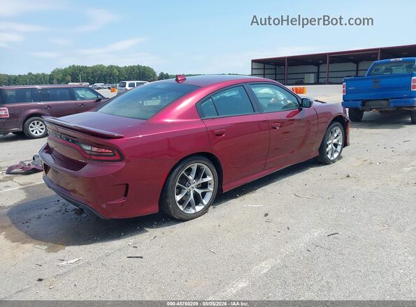 2C3CDXHGXMH640346 2021 DODGE CHARGER Red Rear right