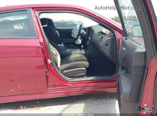 2C3CDXHGXMH640346 2021 DODGE CHARGER Red Front interior view
