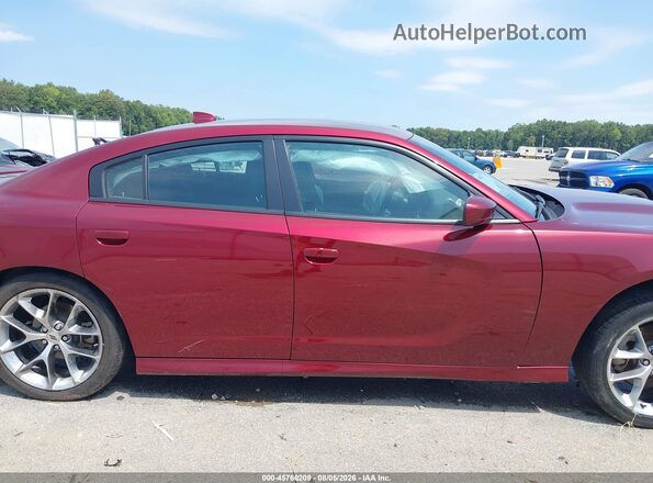 2C3CDXHGXMH640346 2021 DODGE CHARGER Red 360 interior view