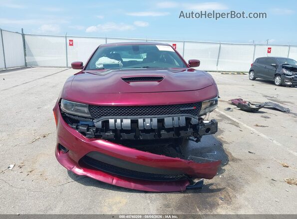 2C3CDXHGXMH640346 2021 DODGE CHARGER Red Rear interior view