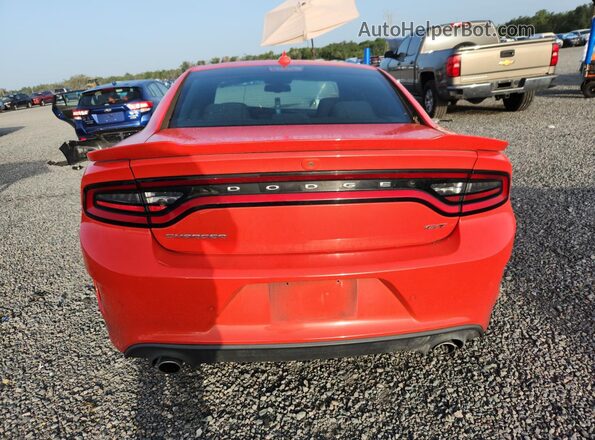 2C3CDXHGXNH114221 2022 DODGE CHARGER Orange Widok z tyłu