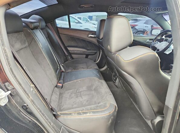 2C3CDXHGXNH133819 2022 DODGE CHARGER Black Widok tylnych siedzeń