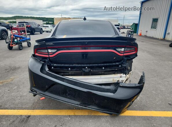 2C3CDXHGXNH133819 2022 DODGE CHARGER Black Widok z tyłu