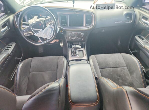 2C3CDXHGXNH133819 2022 DODGE CHARGER Black Widok deski rozdzielczej