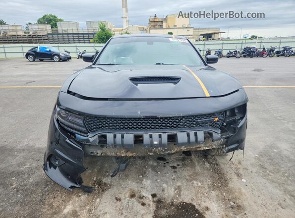 2C3CDXHGXNH133819 2022 DODGE CHARGER Black Widok z przodu