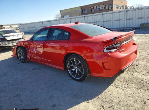 2C3CDXHGXNH175858 2022 DODGE CHARGER Красный Задняя левая четверть