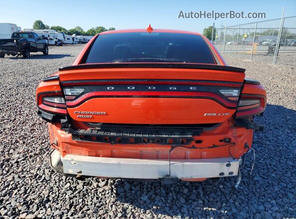 2C3CDXJG0GH341656 2016 DODGE CHARGER Orange Vista trasera