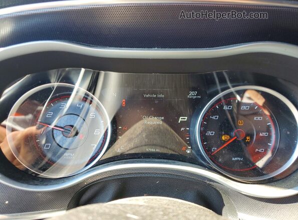 2C3CDXJG0GH341656 2016 DODGE CHARGER Orange Vista del cuadro de instrumentos