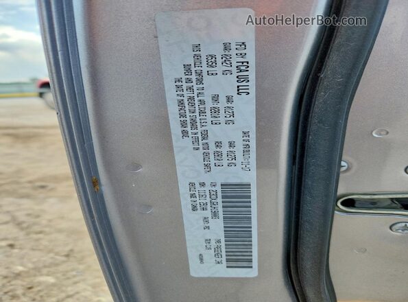 2C3CDXJG0JH190003 2018 DODGE CHARGER Gray Widok naklejki z numerem VIN