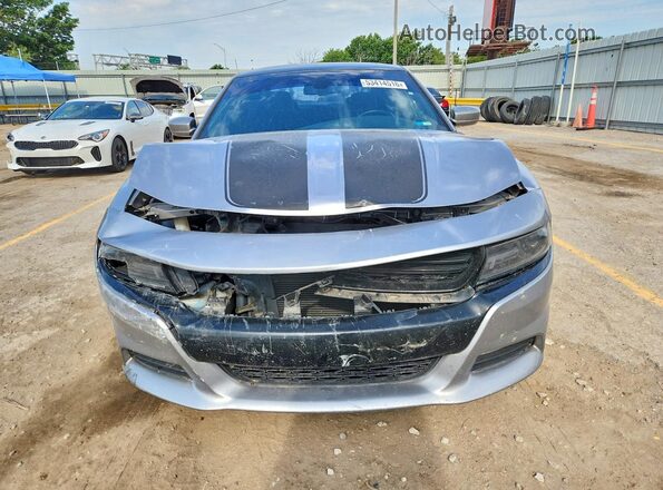 2C3CDXJG0JH190003 2018 DODGE CHARGER Gray Widok z przodu