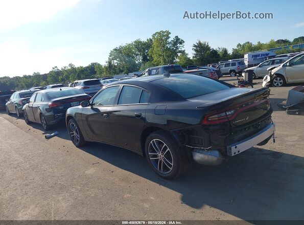 2C3CDXJG0KH678966 2019 DODGE CHARGER Black Задня ліва чверть
