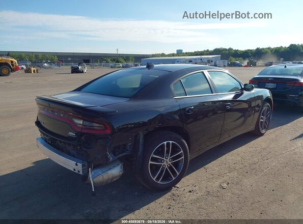 2C3CDXJG0KH678966 2019 DODGE CHARGER Black Задня права чверть