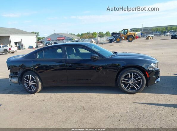 2C3CDXJG0KH678966 2019 DODGE CHARGER Black Панорамний вид салону 360°