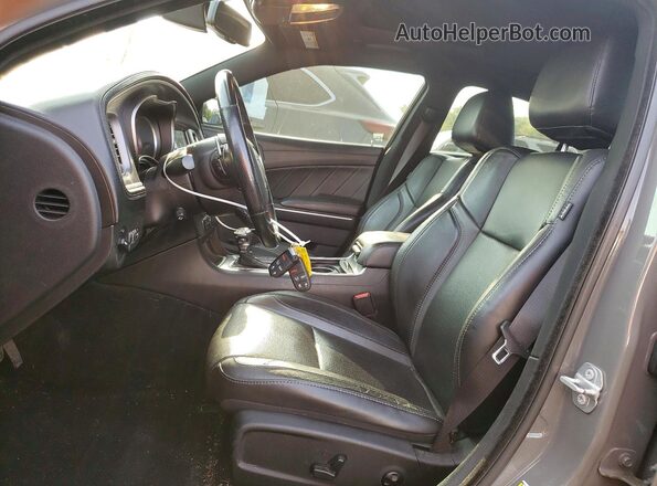 2C3CDXJG0KH693404 2019 DODGE CHARGER Серый Вид салона спереди