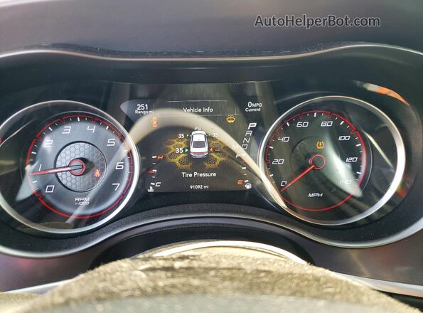 2C3CDXJG0KH693404 2019 DODGE CHARGER Серый Вид щитка приборов
