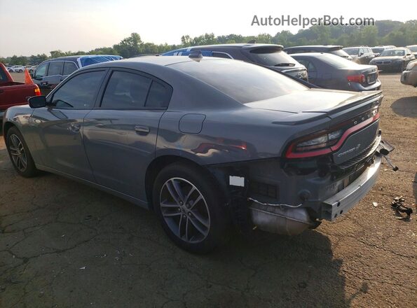 2C3CDXJG0KH693404 2019 DODGE CHARGER Серый Задняя левая четверть
