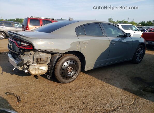 2C3CDXJG0KH693404 2019 DODGE CHARGER Серый Задняя правая четверть