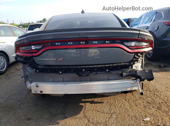 2C3CDXJG0KH693404 2019 DODGE CHARGER Серый Вид сзади