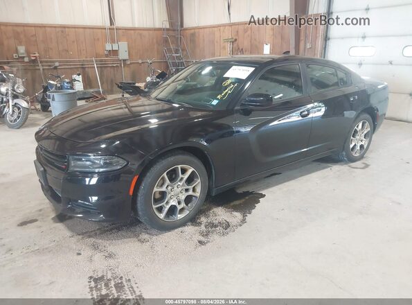 2C3CDXJG1GH123287 2016 DODGE CHARGER Black Przód lewy