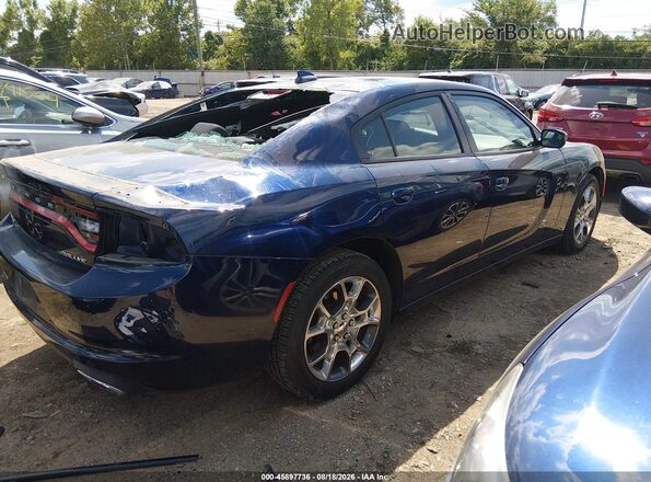 2C3CDXJG1GH130210 2016 DODGE CHARGER Blue Trasero derecho
