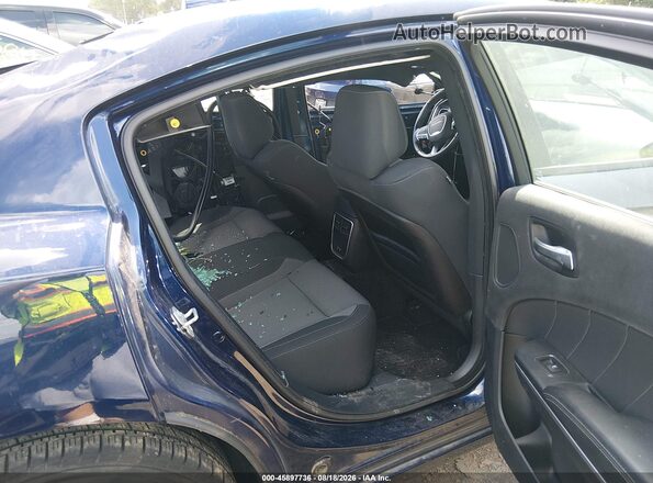 2C3CDXJG1GH130210 2016 DODGE CHARGER Blue Vista de la etiqueta del VIN